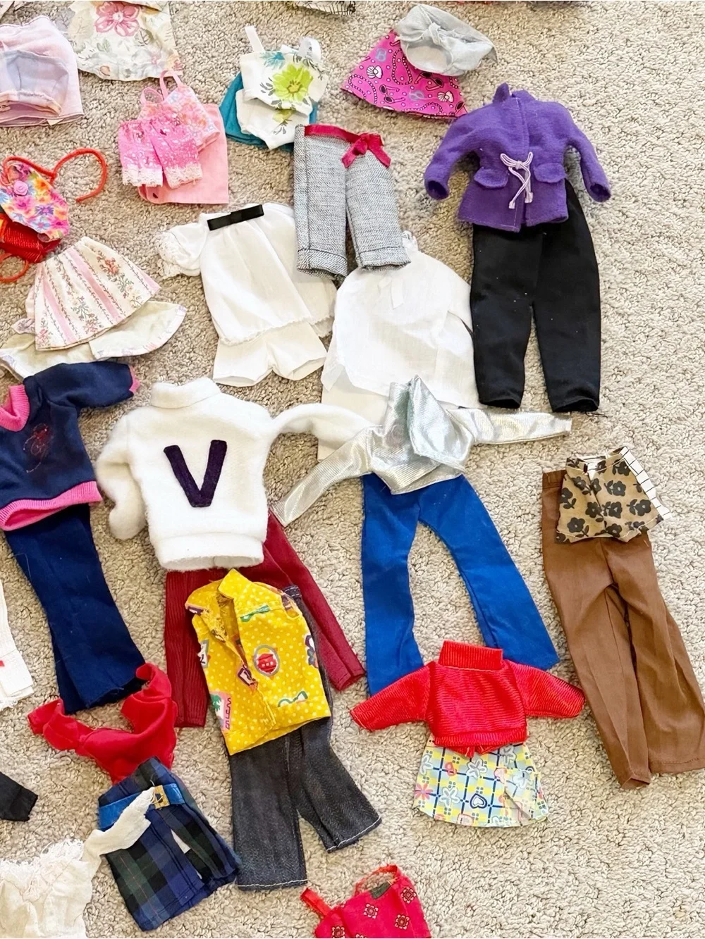 Vintage Barbie Doll Clothing Lot Clone Mommy Made 60’s/70’s/80s Handmade Outfits